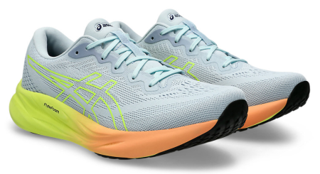 Беговые кроссовки Asics Gel-Pulse 15 cool grey/safety yellow