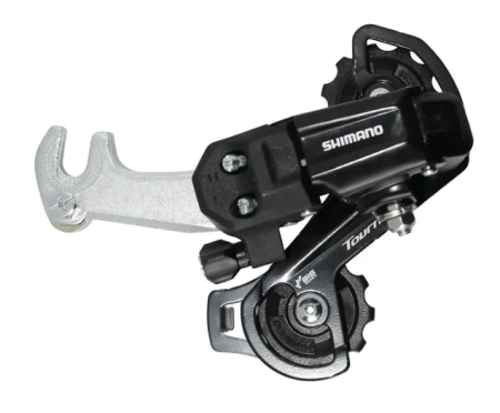 Переключатель задний Shimano RD-FT-35 Tourney длинн лапка, 6/7ск., крепление на ось