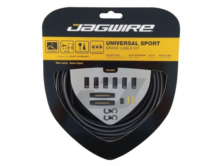 Комплект рубашек и тросиков Jagwire Universal Sport Brake Kit, чёрный