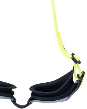 Очки для плавания 25DEGREES Load Mirror Black/Lime  — фото