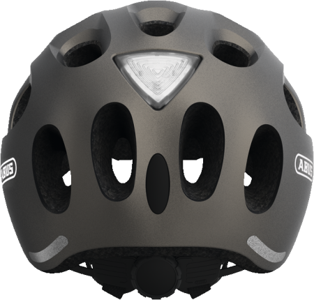 Шлем Abus Youn-I-Ace с LED фонариком, L(56-61см) , темн-сер.