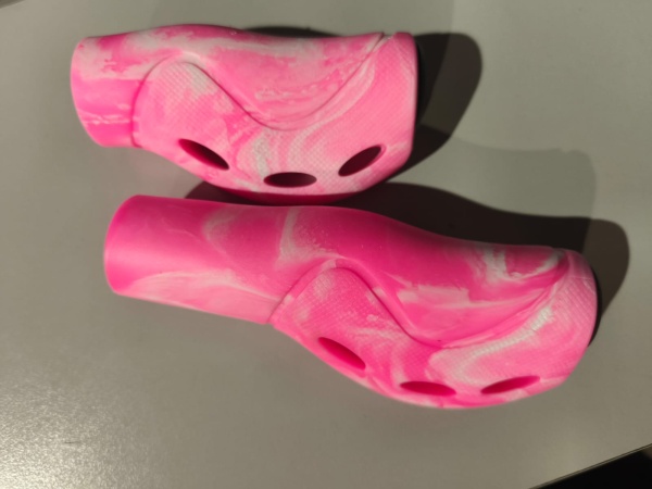 Грипсы эргономичные TPE 93/130 мм ( 3 цвета ) SZ-079B+SZ-079H2 SZ-079H+SZ-079H2