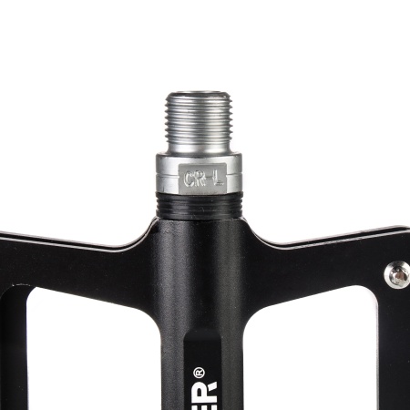 Педали MOUNT KNIGHT, 9/16 резьба, CNC корпус, 3 пром. подшипника, 112х100мм, с рефлектором, CR-MO