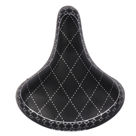 Седло велосипедное Comiron Kripton KRPT-80-019C, 240x205 black/grey