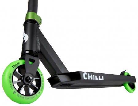 Самокат трюковой Chilli 2021 Pro Scooter Base Black/Green