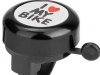 Звонок "I LOVE MY BIKE" красный, сталь/пласт. в уп