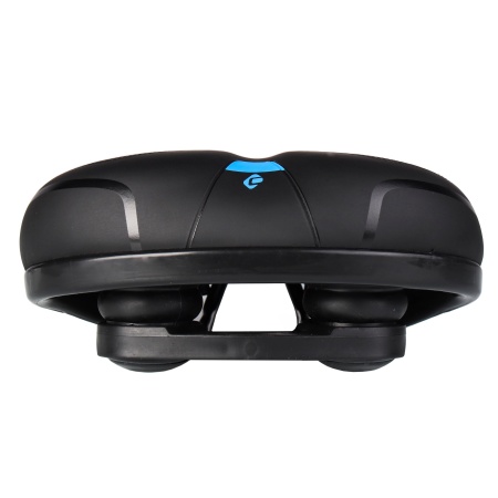 Седло велосипедное Comiron Yalta C036 255x190 black/blue