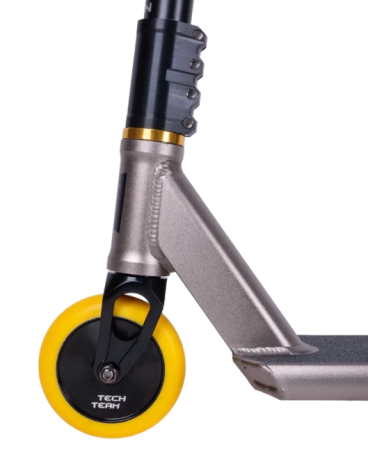 Самокат трюковой TechTeam Duker 4.0 grey/yellow
