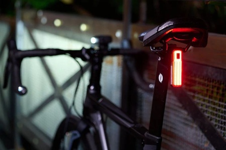 Фонарь задний Moon HELIX SENSE 300, 300 Лм, 5 режимов, USB‑C
