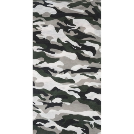 Бандана M-WAVE, 24х48см, Camouflage, черно-серо-бело-зелен