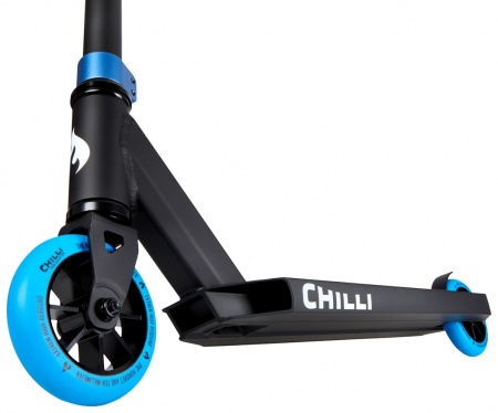 Самокат трюковой Chilli 2021 Pro Scooter Base Black/Blue