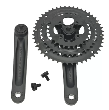 Система Prowheel SWIFT-251, 175мм, 48-38-28T, ал. CNC/сталь с защ.