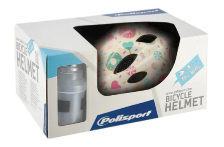 Комплект Polisport Lolipop p. XS шлем+фляга+флягодержатель 