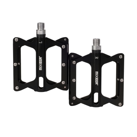 Педали MOUNT KING, 9/16 резьба, CNC корпус, 3 пром. подшипника, 121х104мм, с рефлектором, CR-MO ось