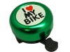 Звонок "I LOVE MY BIKE" красный, сталь/пласт. в уп