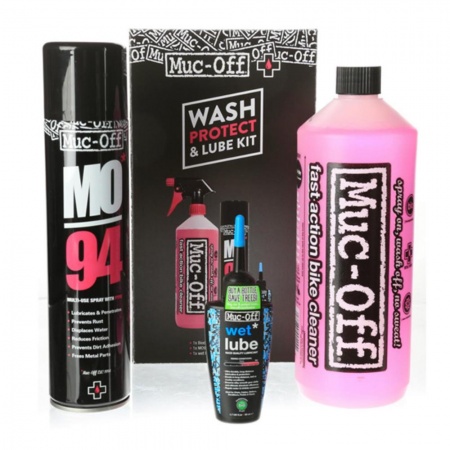 Набор Muc-Off Wash, Protect and Lube Kit  (Wet Lube version)