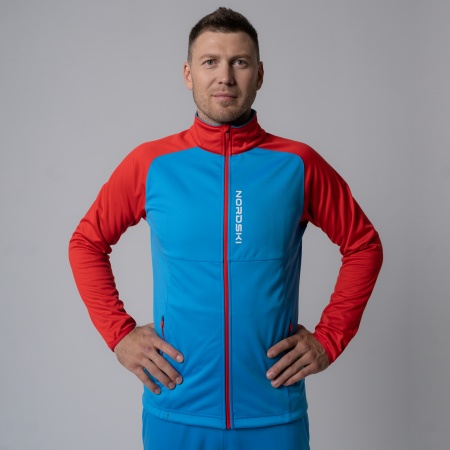 Разминочная куртка Nordski Premium Blue/Red
