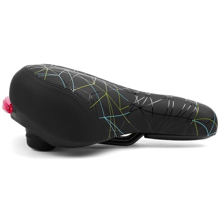 Седло Vinca Sport комфорт., Lines, 270х200мм, с фонариком