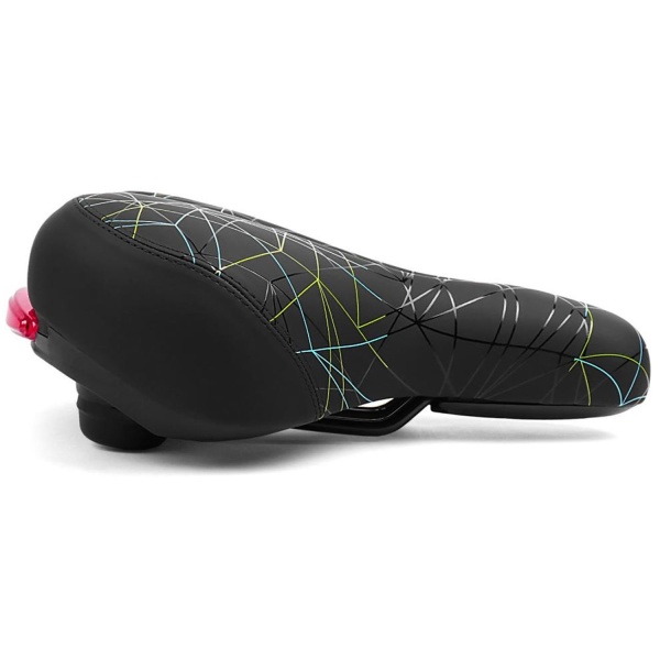 Седло Vinca Sport комфорт., Lines, 270х200мм, с фонариком