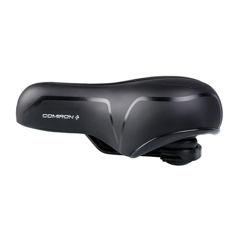 Седло велосипедное Comiron Bern N669A 255x210 black/red