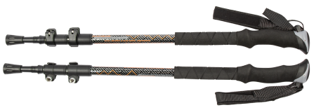 Палки треккинговые Himalayas.105-135 см, 3-х секционные, диаметр 18/16/14 мм  ручка EVA удлиненная, 