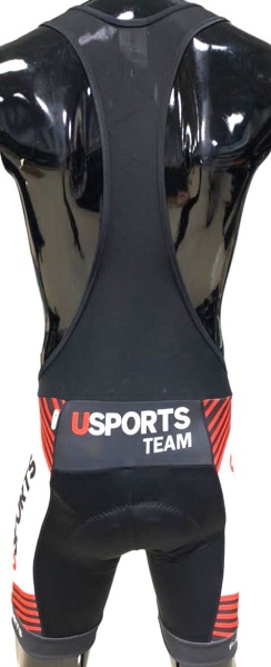 Велошорты с лямками Usports Team Pro Siracusa S-9161-D8 Elite Pro Gel