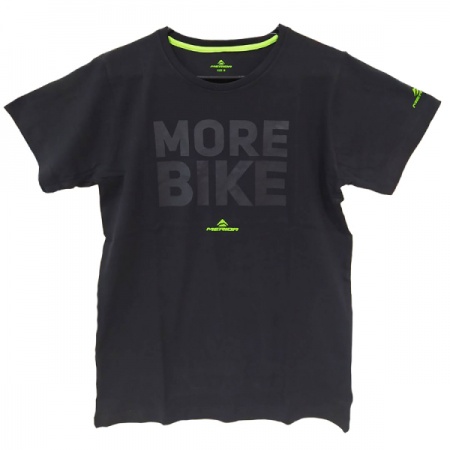 Футболка Merida T-Shirt More Bike короткий рукав (Чёрная)