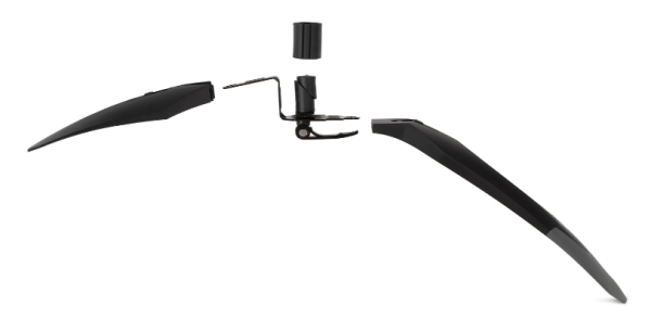 Крыло переднее Cluxx Scape Black/Grey