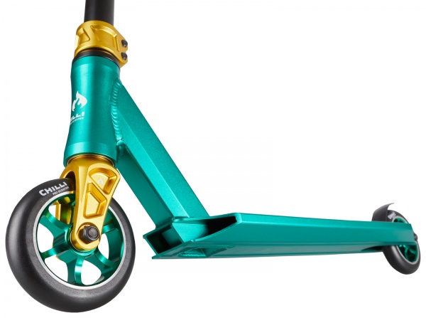 Самокат трюковой Chilli 2021 Pro Scooter 5000 Greenery