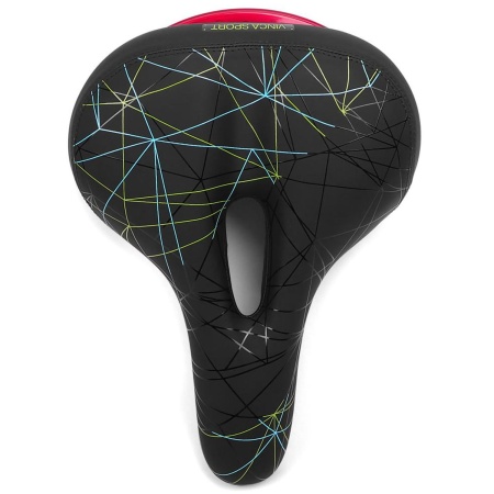 Седло Vinca Sport комфорт., Lines, 270х200мм, с фонариком