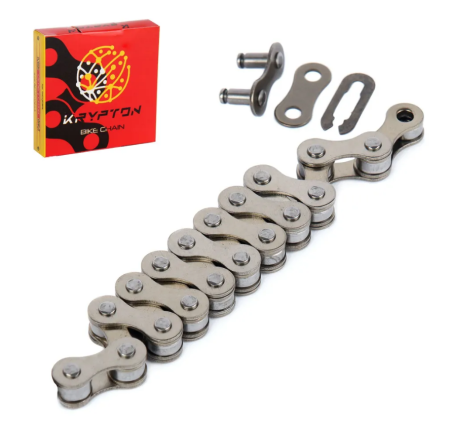 Велосипедная цепь BMX/Fixed Gear 1 speed 1/2"х1/8"/114L звеньев