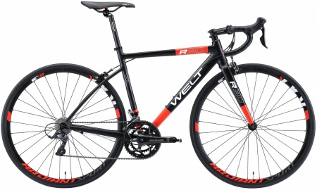Велосипед Welt R90 Matt black/red (2021)