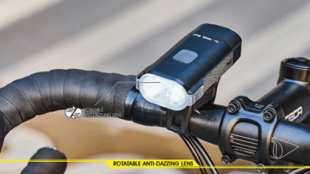 Фонарь передний Moon Rigel Pro, 1000 люмен, 2 диод