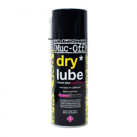 Смазка для сухой погоды цепи Muc-Off Dry Lube PTFE 400 ml аэрозоль