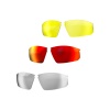 Очки BBB BSG-58 Impress Glossy Red/MLC Red + Yellow + Clear
