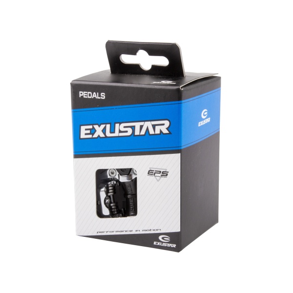 Педали Exustar E-PM211 алюм. контактные, ось Cr-Mo, Shimano SPD-совместим. 360гр