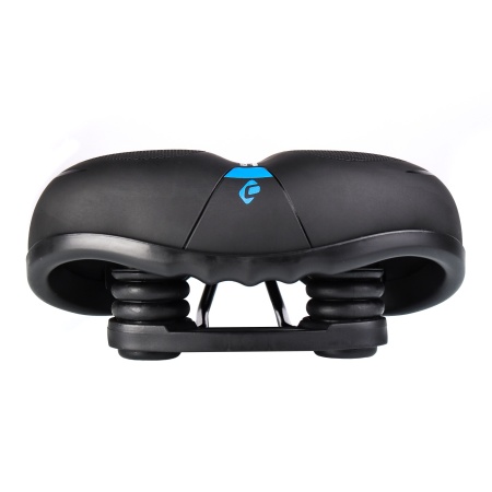 Седло велосипедное Comiron Tokyo C012 265x220 black/blue