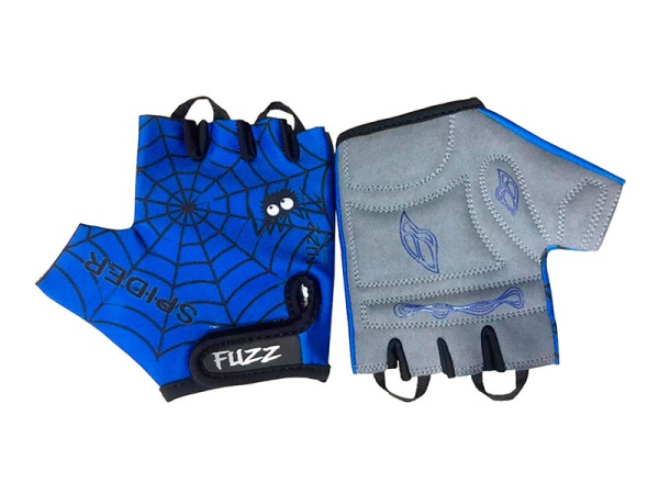 Перчатки Fuzz детские лайкра Spider сине-черные