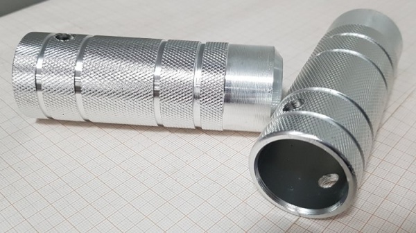 Пеги алюминий Ø38 x110мм 3/8x26T серый 