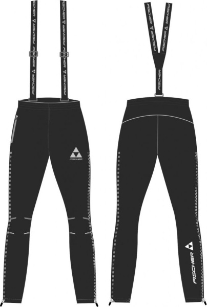 Брюки Fischer Softshell light муж. черн. М