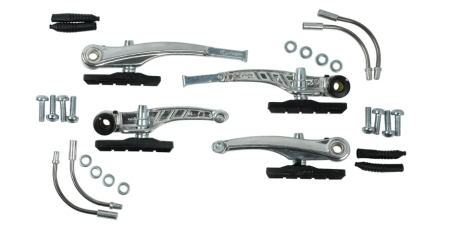 Тормоза V-brake алюм. LB-934AE, 110мм, передний и задний (комплект), колодки 70мм 