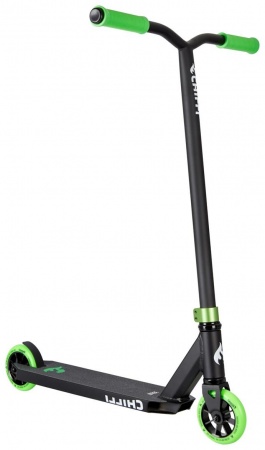 Самокат трюковой Chilli 2021 Pro Scooter Base Black/Green