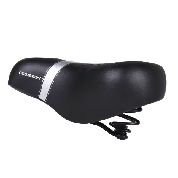 Седло велосипедное Comiron King Divan II C095 260x220 black/grey
