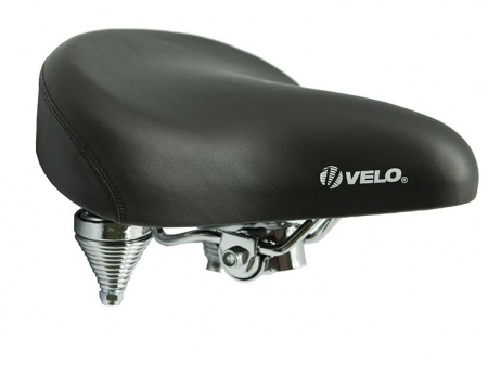 Седло Velo VL-8030 чёр. с пружинами, без замка				