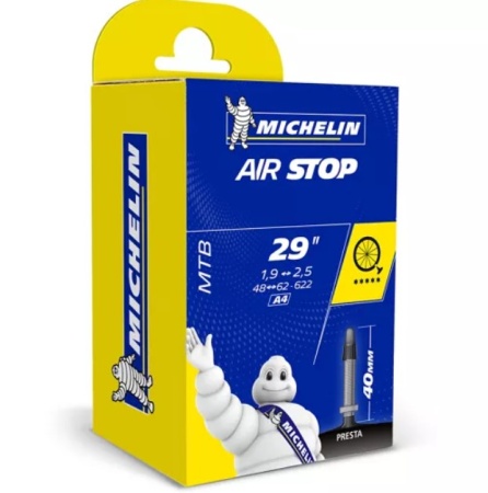 Камера Michelin A4 29 airstop 48/62x622 29х1,9-2,5 ST 34mm A/V