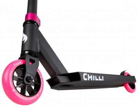 Самокат трюковой Chilli 2021 Pro Scooter Base Black/Pink