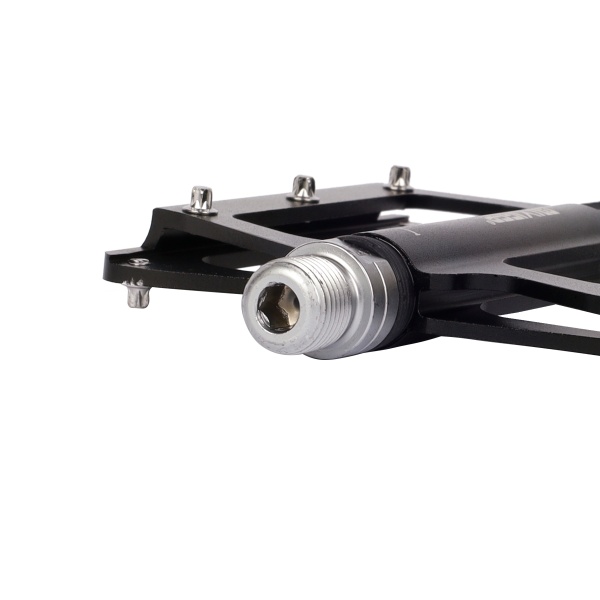 Педали MOUNT KING, 9/16 резьба, CNC корпус, 3 пром. подшипника, 121х104мм, с рефлектором, CR-MO ось