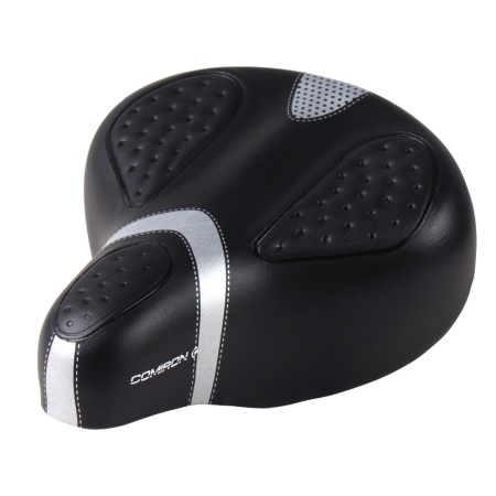 Седло велосипедное Comiron King Divan II C095 260x220 black/grey
