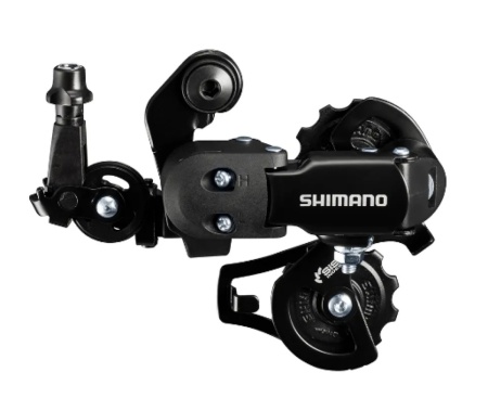 Переключатель задний Shimano RD-FT-35 Tourney супер коротк лапка, для 1x 6/7ск., крепление на ось