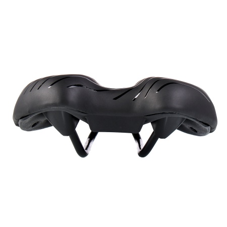 Седло велосипедное Comiron POGACAR N846 280X160, чёрный+красный